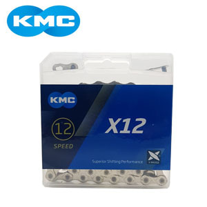 KMC X12단 실버체인(링크포함)